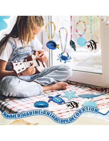 Kits de Manualidades Atrapa Rayos MiniInflat 32 Piezas Oceánicas