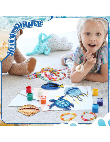 Kits de Manualidades Atrapa Rayos MiniInflat 32 Piezas Oceánicas