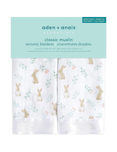 Mantas de Seguridad Aden + Anais 100% Muselina 2 Piezas Conejitos 2