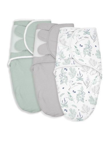 Envolturas Ajustables Soarwg Kids 100% Algodón 0-3 Meses