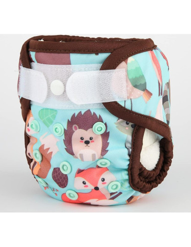 Cubierta de Pañal Recién Nacido Sigzagor PUL 2-5kg