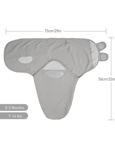 Envolturas Ajustables Soarwg Kids 100% Algodón 0-3 Meses