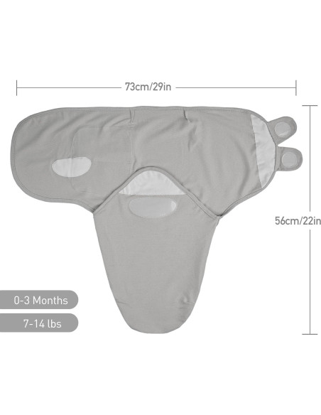 Envolturas Ajustables Soarwg Kids 100% Algodón 0-3 Meses