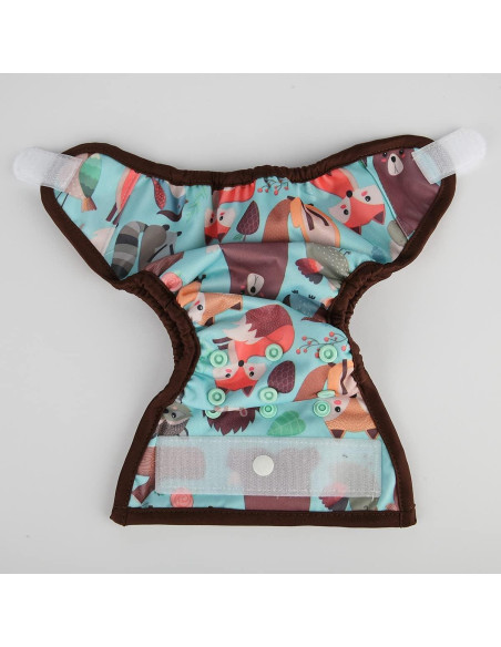 Cubierta de Pañal Recién Nacido Sigzagor PUL 2-5kg