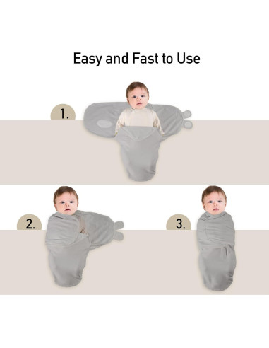 Envolturas Ajustables Soarwg Kids 100% Algodón 0-3 Meses