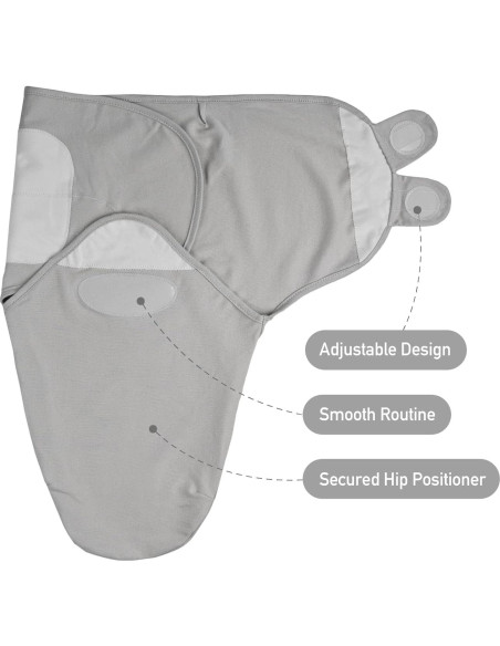 Envolturas Ajustables Soarwg Kids 100% Algodón 0-3 Meses