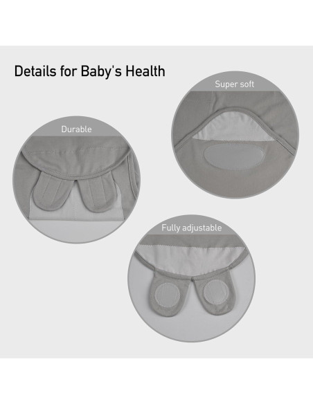 Envolturas Ajustables Soarwg Kids 100% Algodón 0-3 Meses
