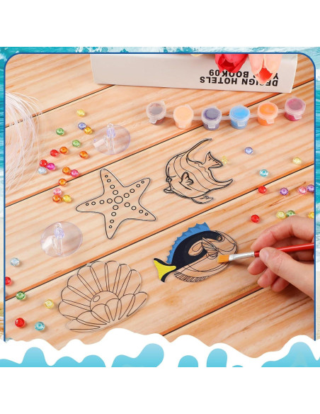 Kits de Manualidades Atrapa Rayos MiniInflat 32 Piezas Oceánicas