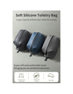 Bolsa de Aseo Impermeable Onbagway 6L Plegable Negro 2