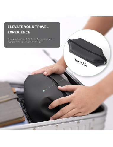 Bolsa de Aseo Impermeable Onbagway 6L Plegable Negro