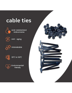 Bridas de Nylon Autolock Genérico 2026 - 20 Piezas 5.8cm 2