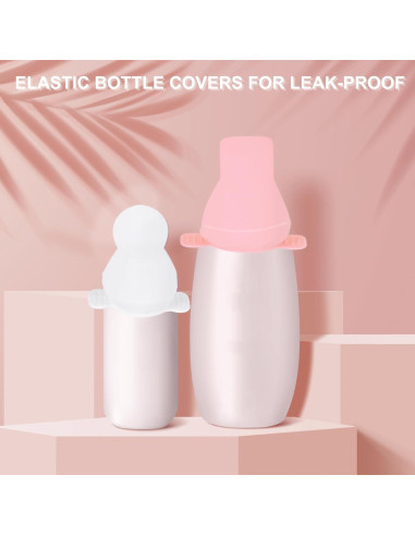 Fundas de Silicona para Botellas de Viaje PATIKIL - 8 Piezas