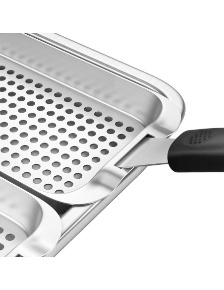 Juego de Cesta para Parrilla G.a HOMEFAVOR Acero Inoxidable 3 Piezas