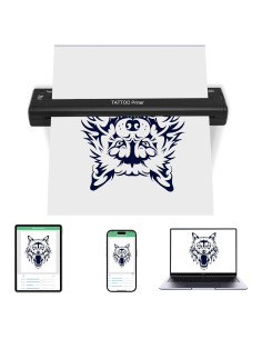 Impresora de Plantillas de Tatuaje YILONG ATS886 Bluetooth 0.5kg