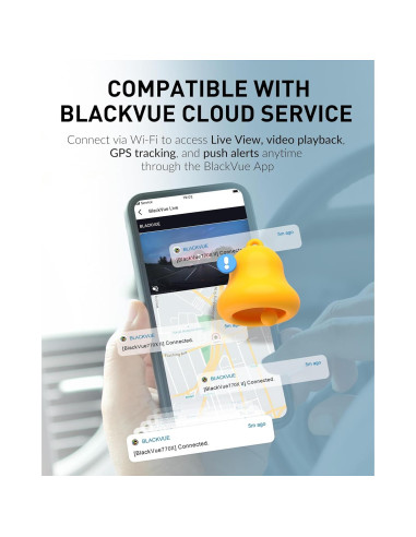 Cámara Dash BlackVue DR770X-2CH II Doble Full HD 64GB