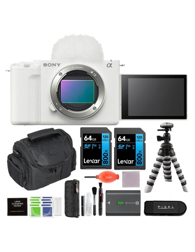Cámara Sin Espejo Sony ZV-E1 Blanca + Accesorios 64GB