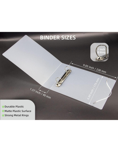 Carpeta de Almacenamiento Neglex para Plantillas 50 Hojas 15.24cm