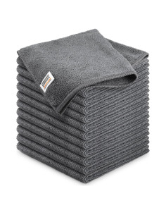 Toallas de Microfibra CERAKOTE 12 Unidades 31.75x31.75cm Gris