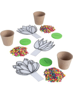 Kit de Manualidades Suncatcher Maceta Suculenta Fun Express - 6 Piezas 2