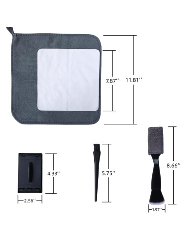 Kit de Limpieza de Guitarra 6 PZS ZB-001 - Limpiador y Paños