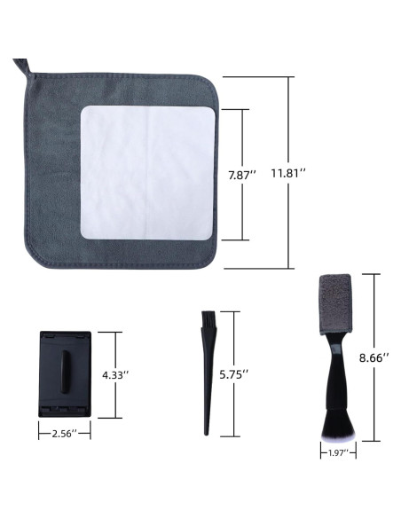 Kit de Limpieza de Guitarra 6 PZS ZB-001 - Limpiador y Paños