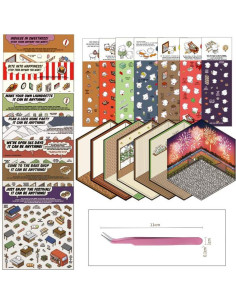 7 Juegos de Pegatinas 3D UoYYelly para Alivio del Estrés 2