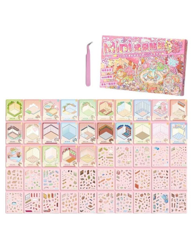 25 Juegos de Pegatinas 3D DIY de Casa con Pinzas - Alivio Estrés