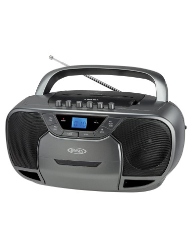 Reproductor de CD y Casete JENSEN CD-590 Gris con Bluetooth