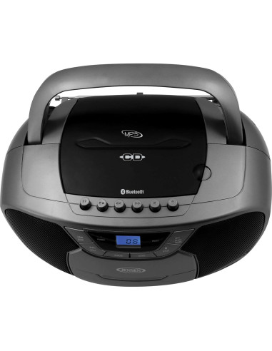 Reproductor de CD y Casete JENSEN CD-590 Gris con Bluetooth