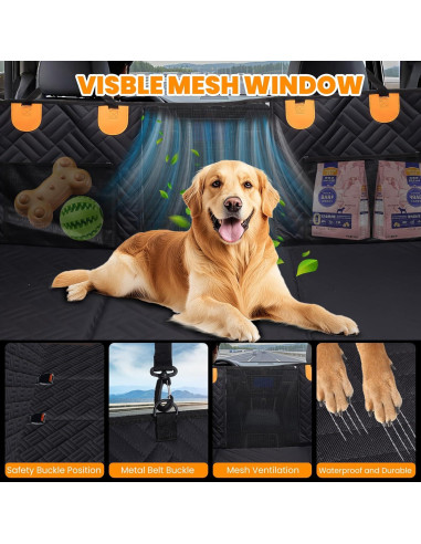 Funda de Asiento para Perros AceRide Impermeable 153cm