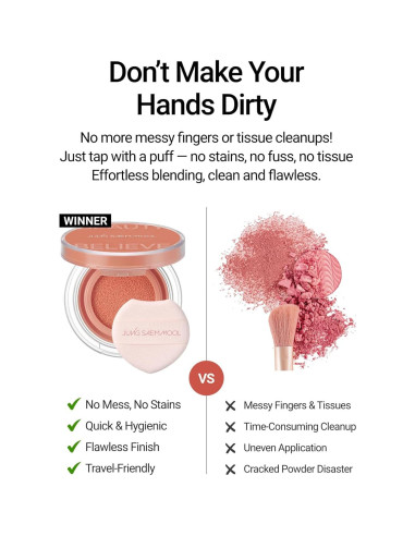 Rubor en Cushion JUNGSAEMMOOL Pansy en Flor 49.6g