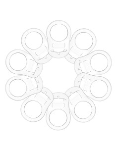 10 Anillos Adaptadores de Silicona para Chupetes MAM