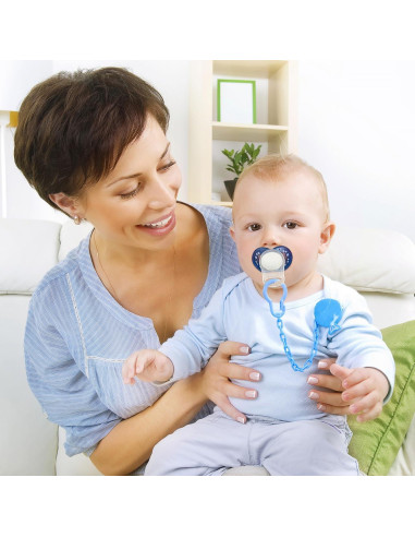 10 Anillos Adaptadores de Silicona para Chupetes MAM