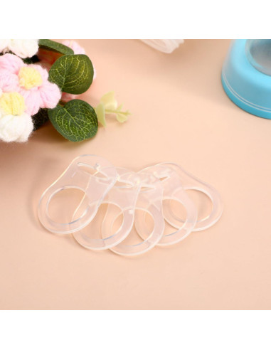 10 Anillos Adaptadores de Silicona para Chupetes MAM