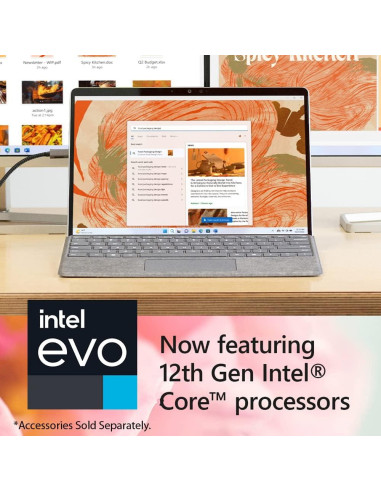 Microsoft Surface Pro 9 Tableta Táctil 13" Intel i7 32GB 1TB Platino