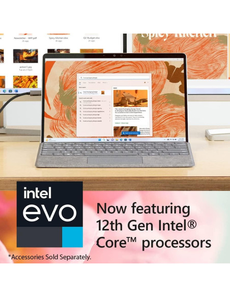 Microsoft Surface Pro 9 Tableta Táctil 13" Intel i7 32GB 1TB Platino