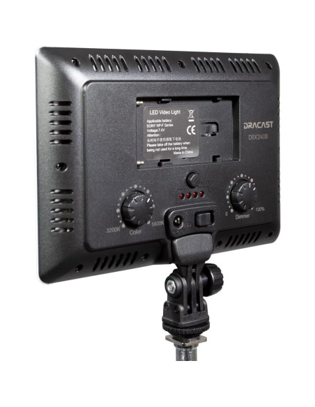 Luz LED de Video On-Camera Dracast X Series DRX240B Bicolor 3200K-5600K