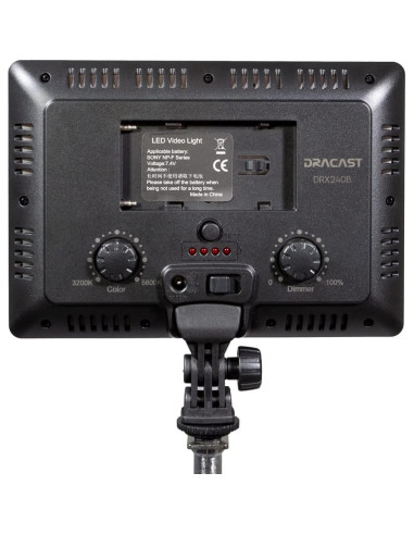 Luz LED de Video On-Camera Dracast X Series DRX240B Bicolor 3200K-5600K