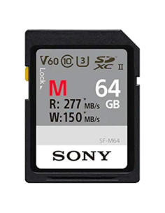 Tarjeta SDXC UHS-II Sony 64GB V60 CL10 U3 R260MB/s
