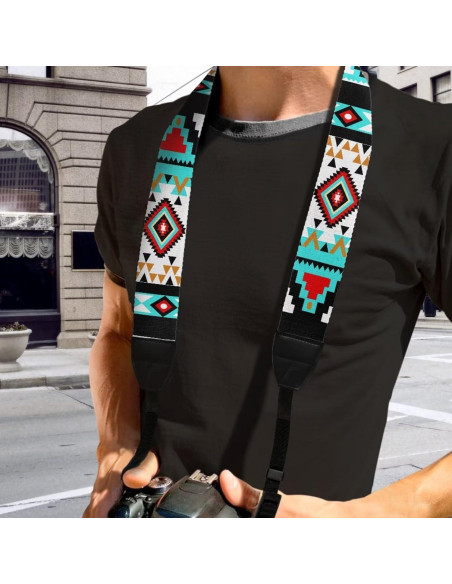 Correa de Cámara Ajustable Azteca Occidental para DSLR y SLR