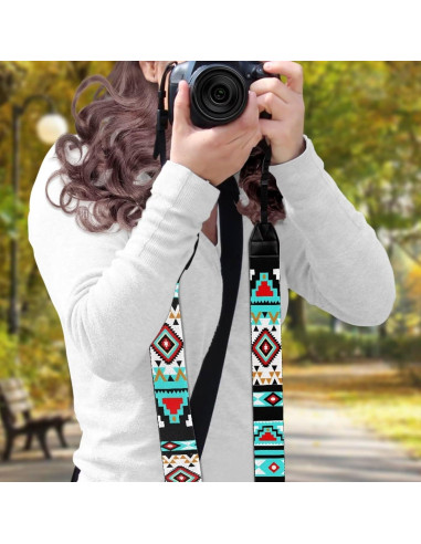 Correa de Cámara Ajustable Azteca Occidental para DSLR y SLR