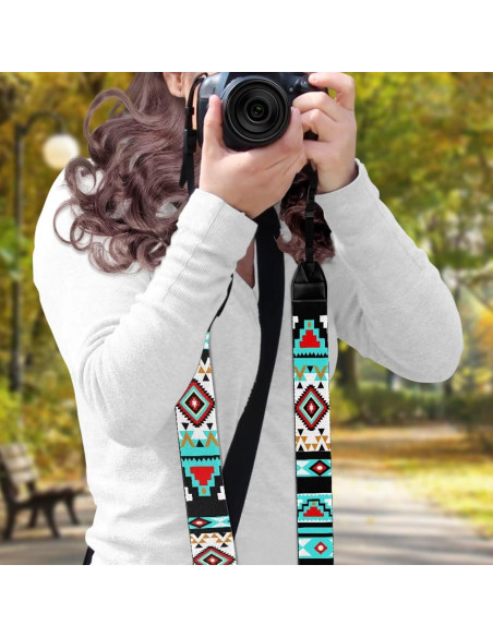 Correa de Cámara Ajustable Azteca Occidental para DSLR y SLR