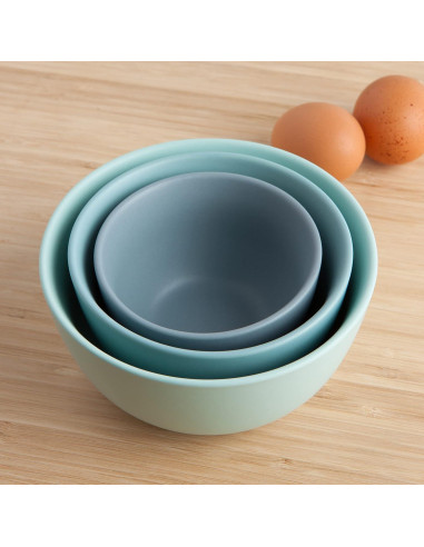 Set de 3 Tazones de Cerámica Apilables Ahora Diseños - Huevo de Gorrión