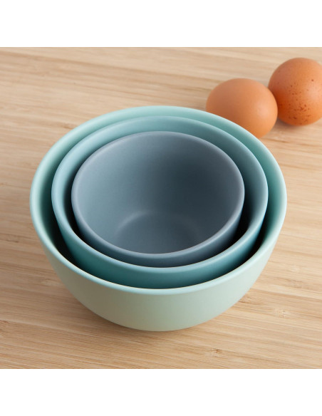 Set de 3 Tazones de Cerámica Apilables Ahora Diseños - Huevo de Gorrión