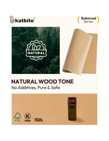 Papel Pergamino Katbite 200 Hojas 20x20 cm Antiadherente