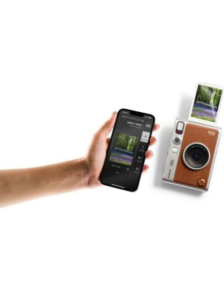 Cámara Instantánea Híbrida Fujifilm INSTAX MINI EVO Marrón