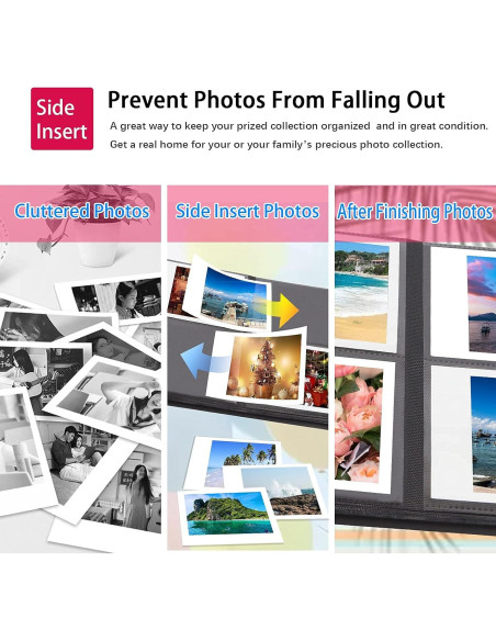 Álbum de fotos Rekeen 160 bolsillos para Instax Wide 300