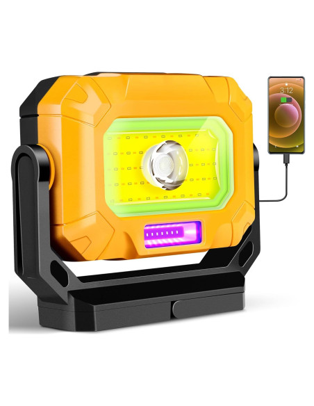 Luz de Trabajo LED Keadeso 1500LM Magnética 4000mAh