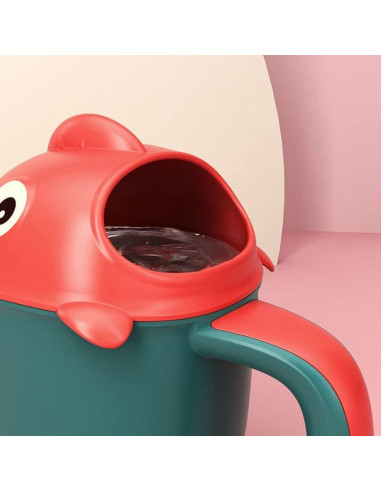 Taza de Enjuague para Bebés EUBUY en Forma de Pez Rosa