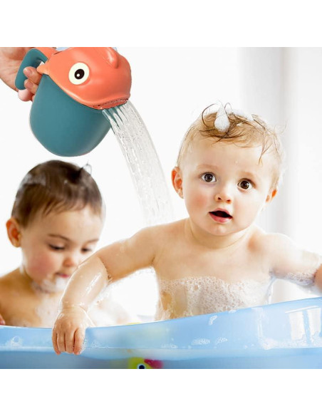 Taza de Enjuague para Bebés EUBUY en Forma de Pez Rosa